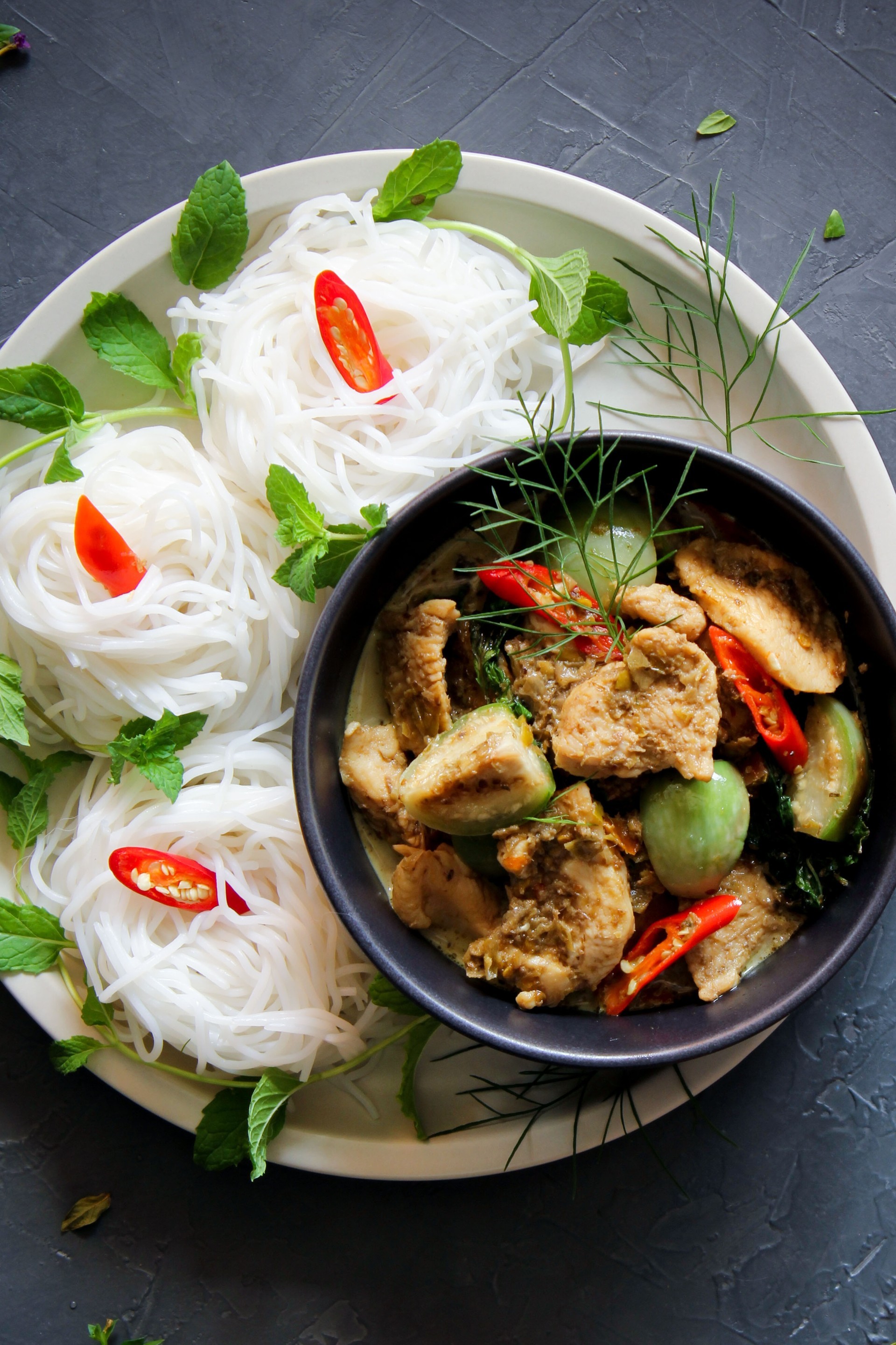 เมนูแกงเขียวหวานไก่