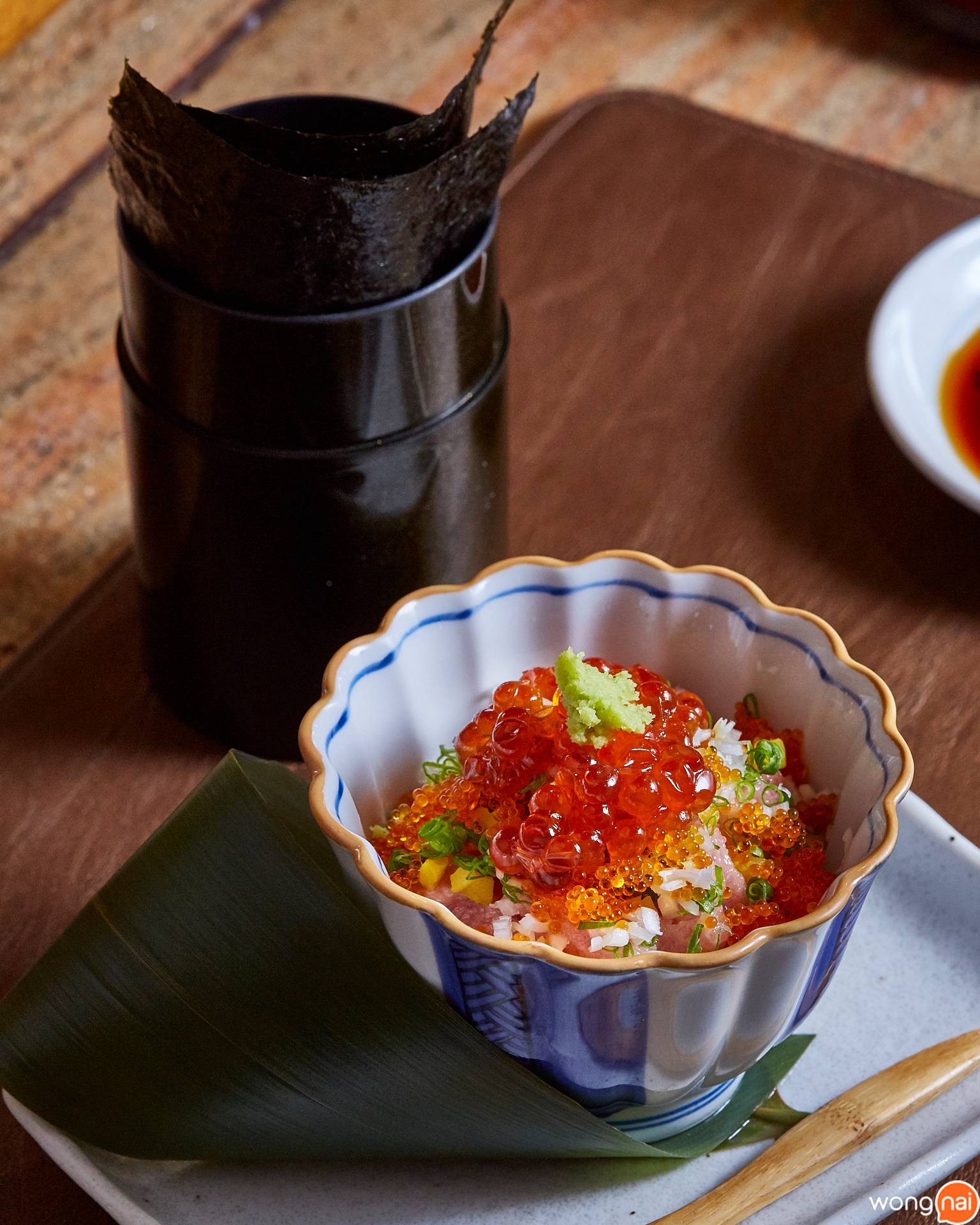 ข้าวเนงิโทโรสับของร้าน Sushi Cyu