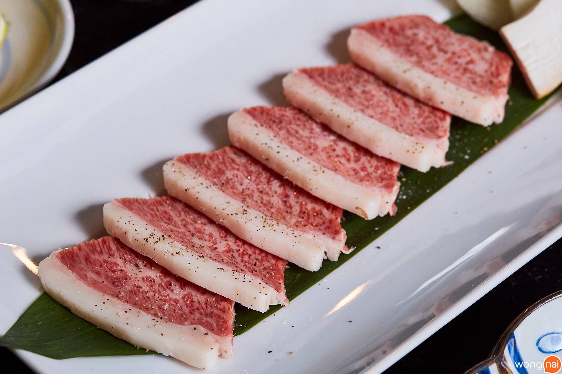 Omi Beef Jyo Karubi ของร้าน Sushi Cyu