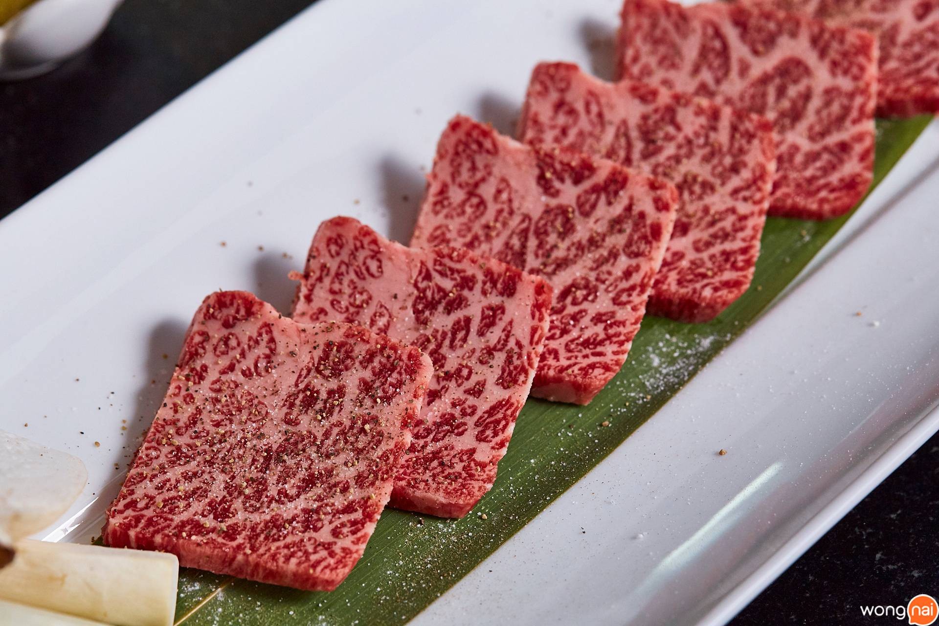 Omi Beef Zabuton ของร้าน Sushi Cyu