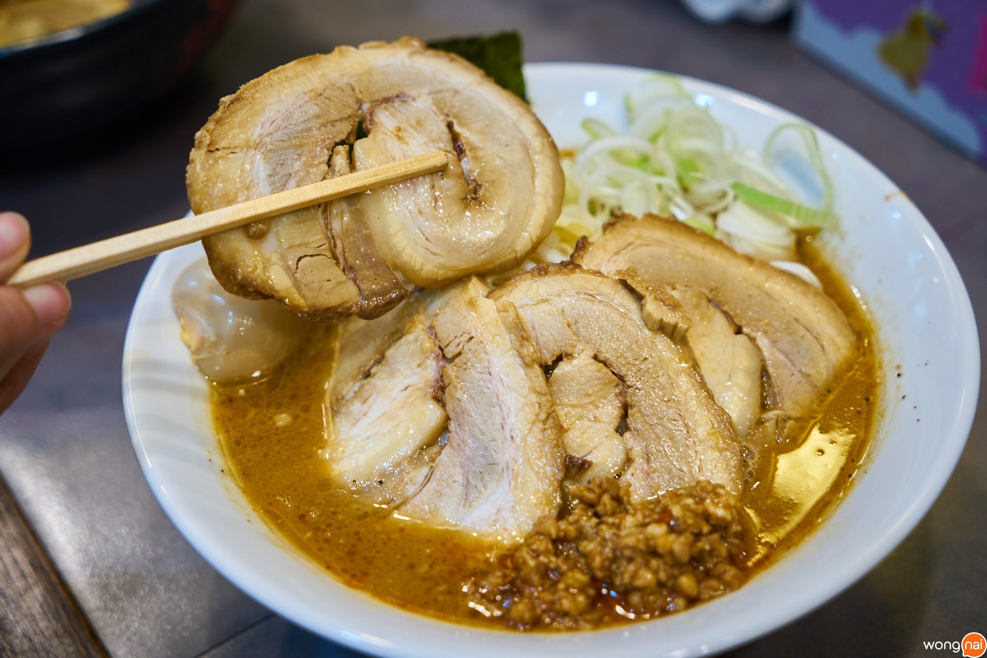 ราเมง Miso Yakibuta Soba ร้าน RamenWakyu