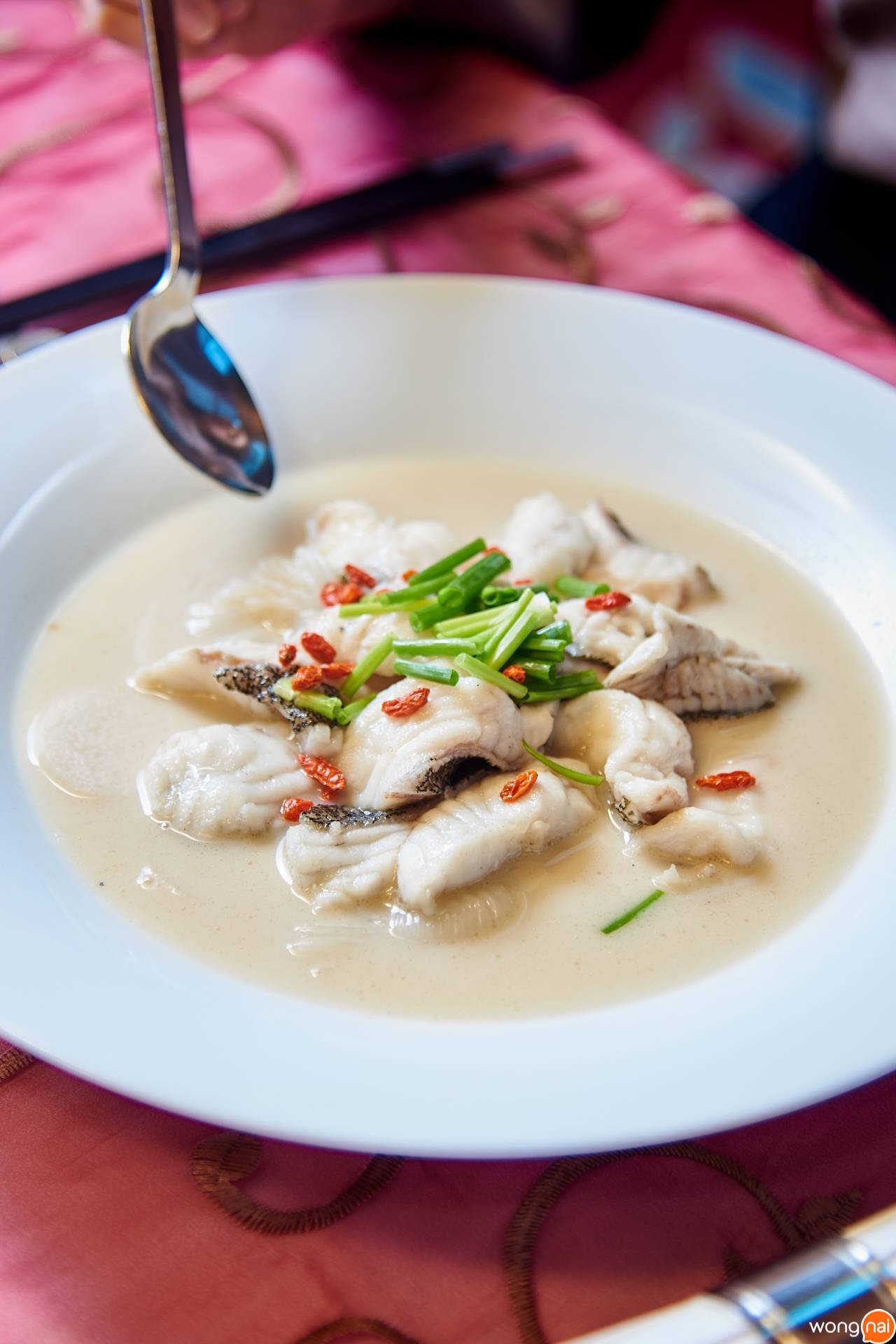 ซุปปลาเก๋าของร้าน Fei Ya
