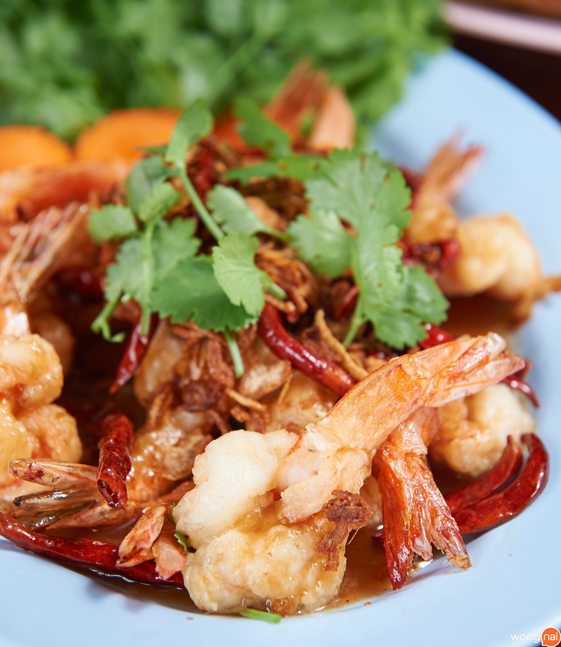 กุ้งทอดซอสมะขาม