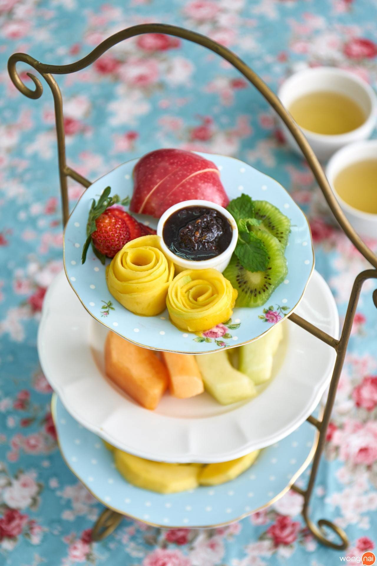 น้ำปลาหวานแบบ Afternoon Tea ของร้าน น้ำปลาหวานหลานหลง