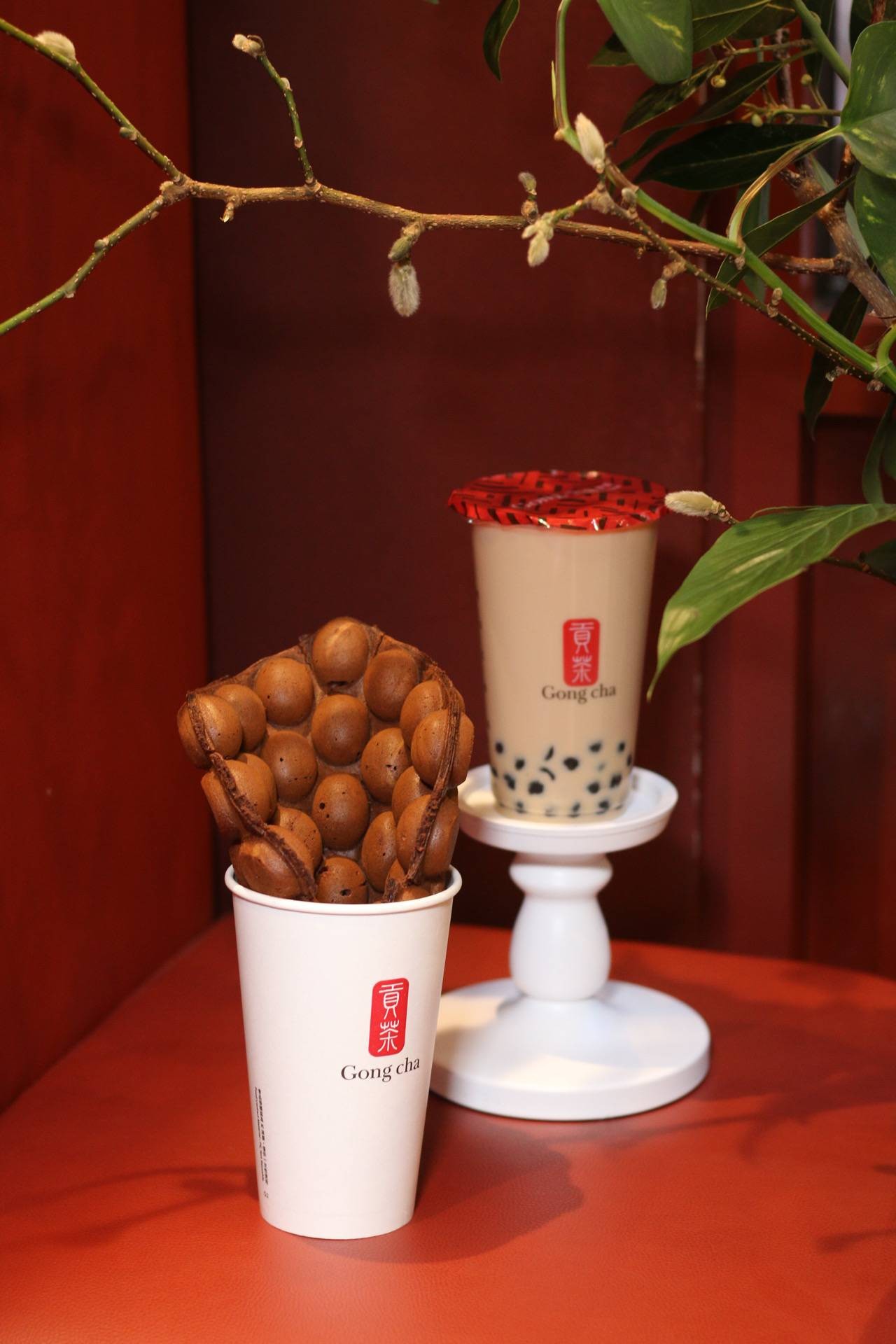 รวว Gong cha Glen Waverley Affordable HK egg waffle and bubble