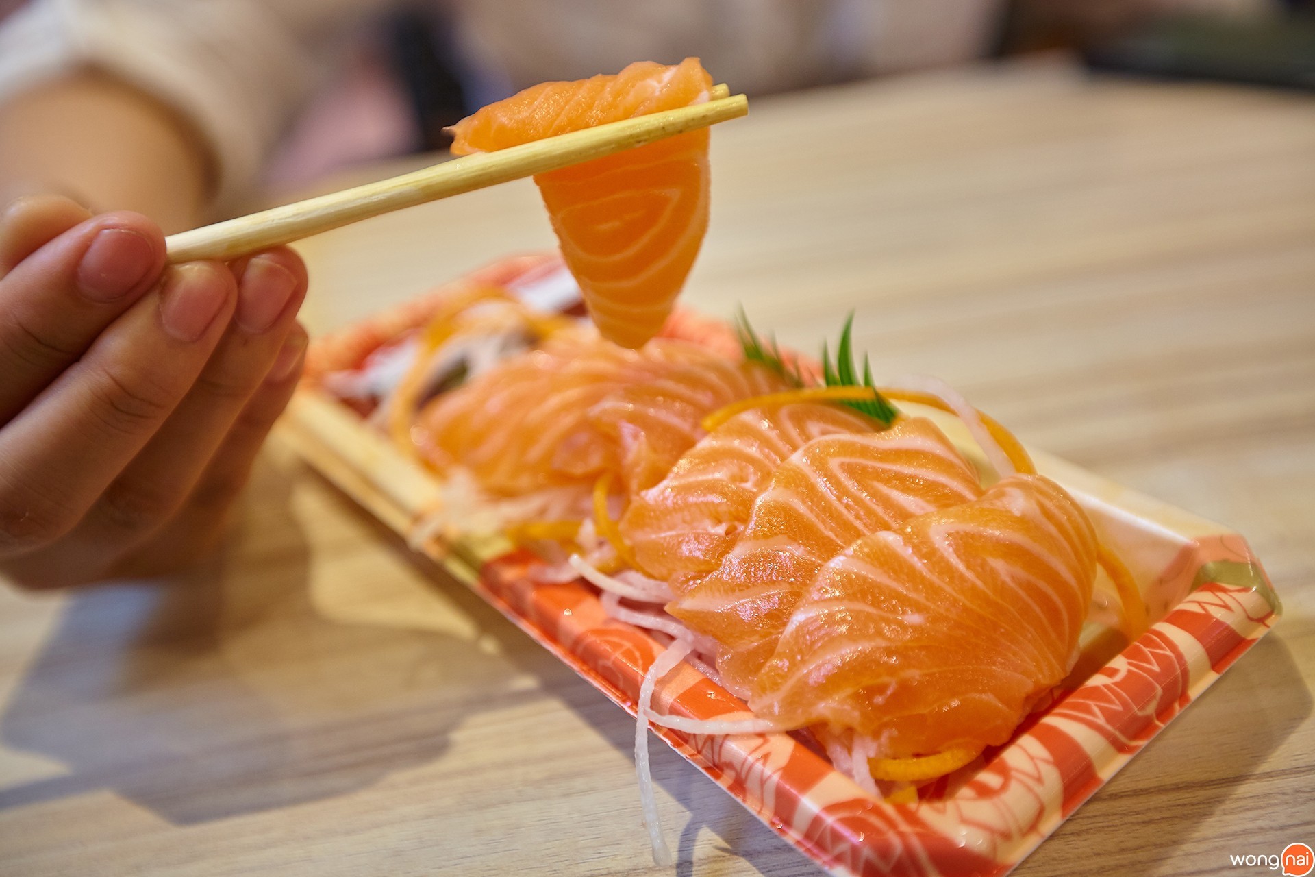 the mall korat, แซลมอนซาชิมิ, salmon, sashimi, tohkai
