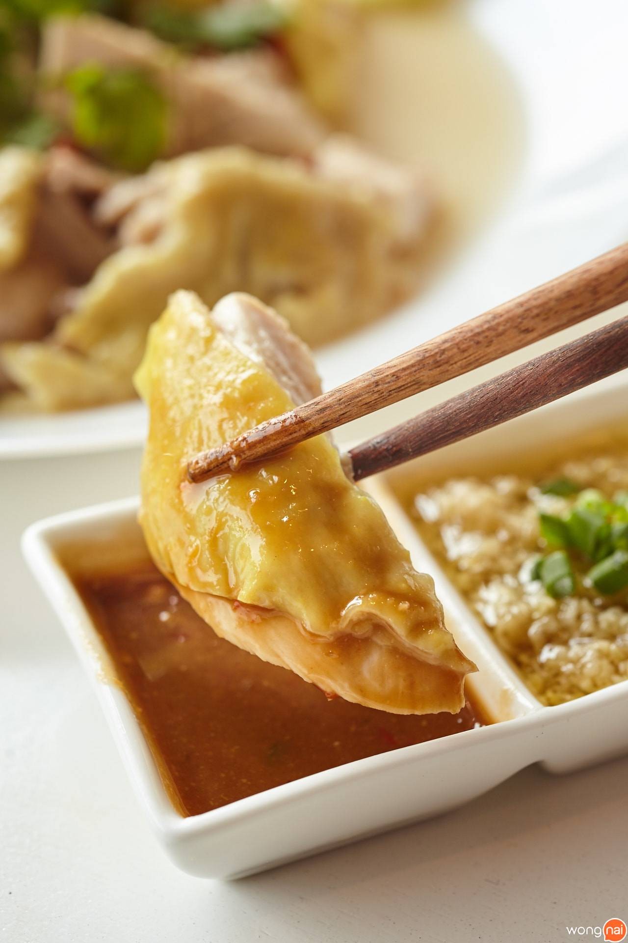 ไก่แช่เหล้า ร้าน Puilin Hongkong Food Style