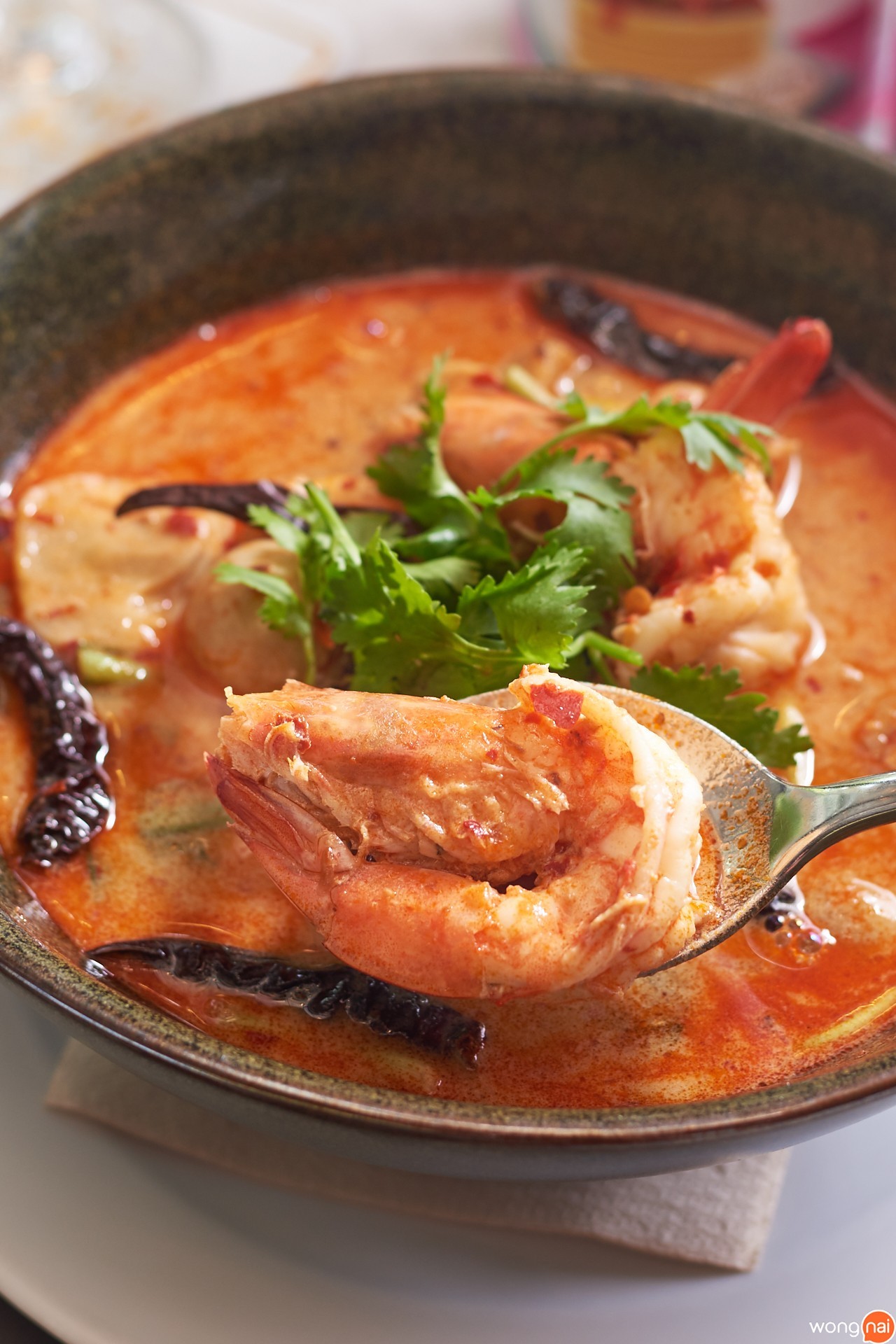 ต้มยำกุ้งน้ำข้น ของร้าน กับข้าว กับปลา ทองหล่อ