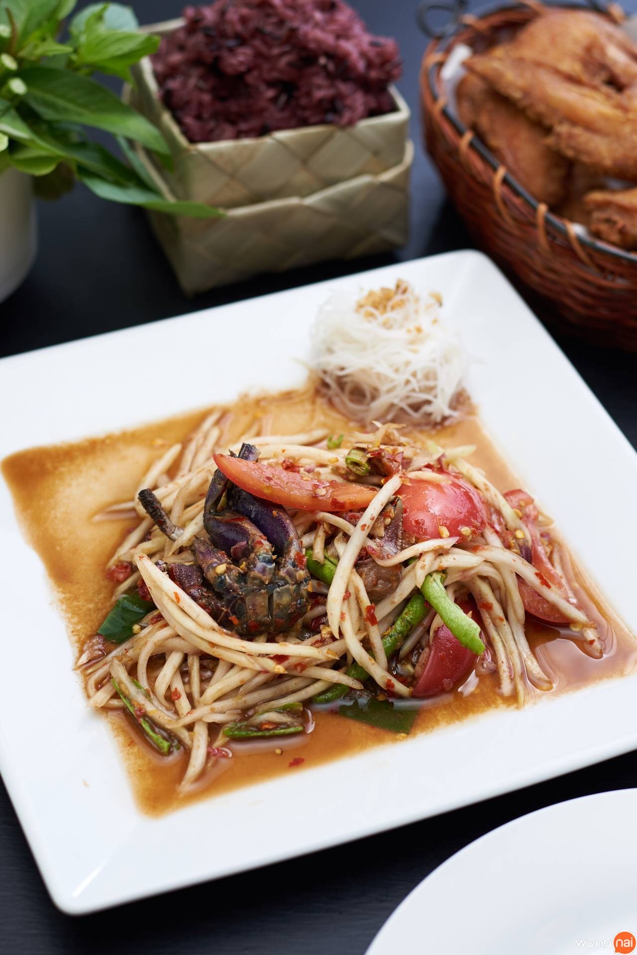 ตำปูปลาร้า บ้านส้มตำ