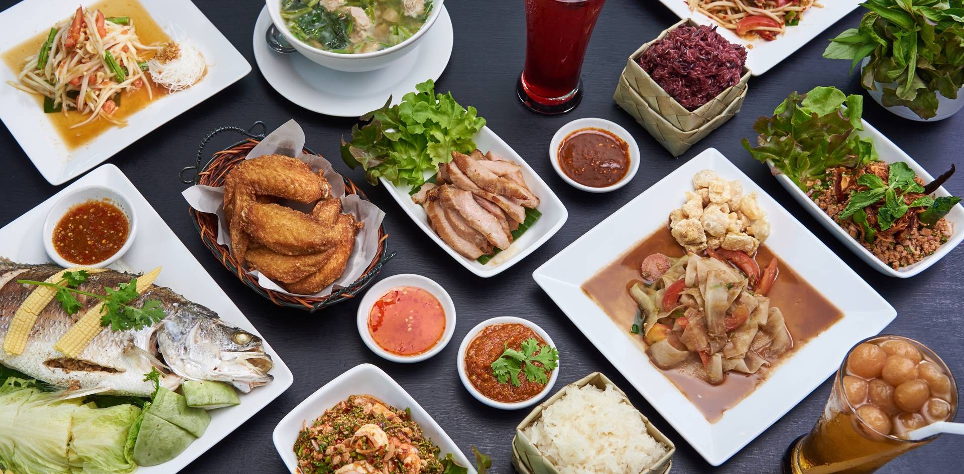 เมนูอาหารร้านบ้านส้มตำ