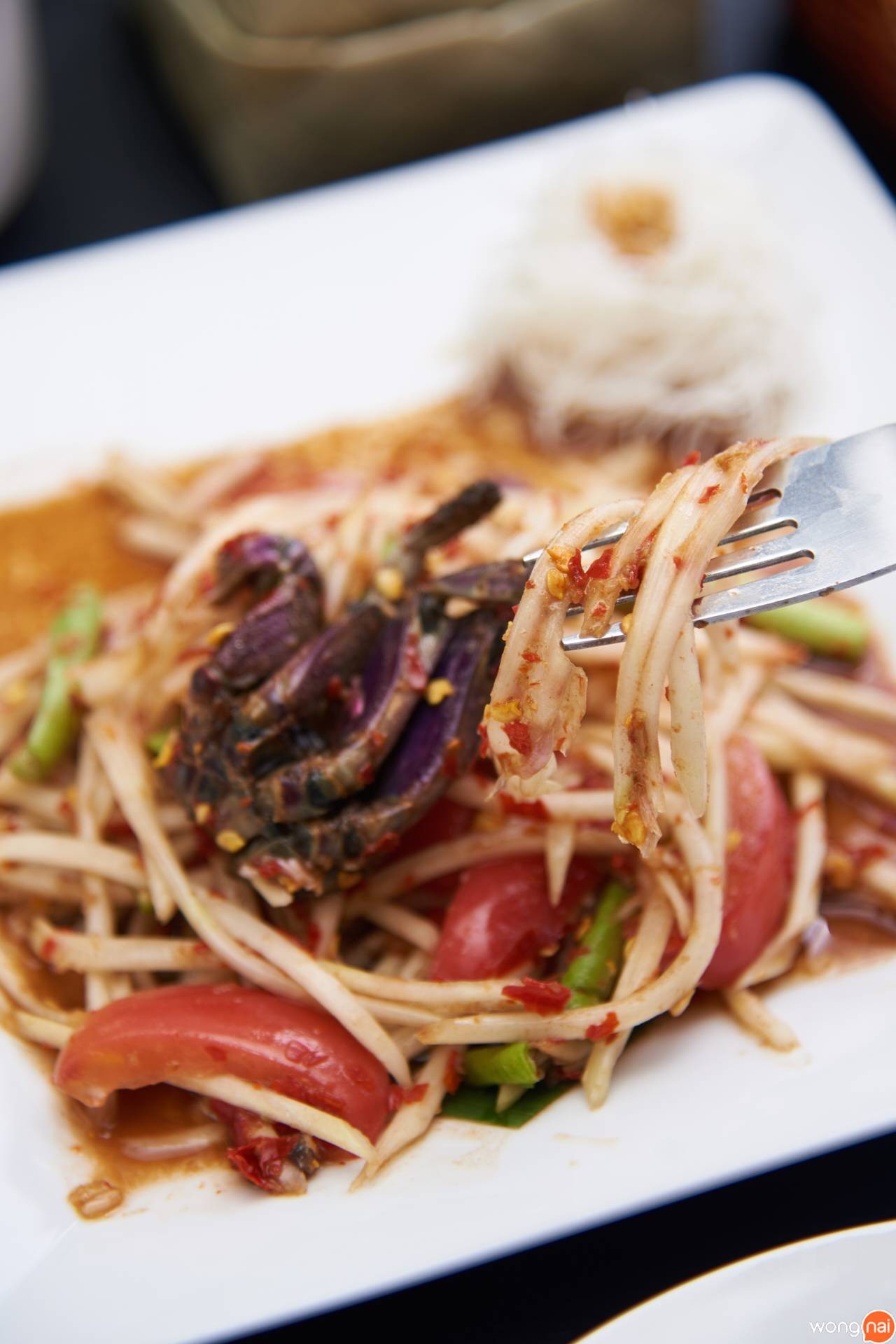 ตำปูปลาร้า บ้านส้มตำ