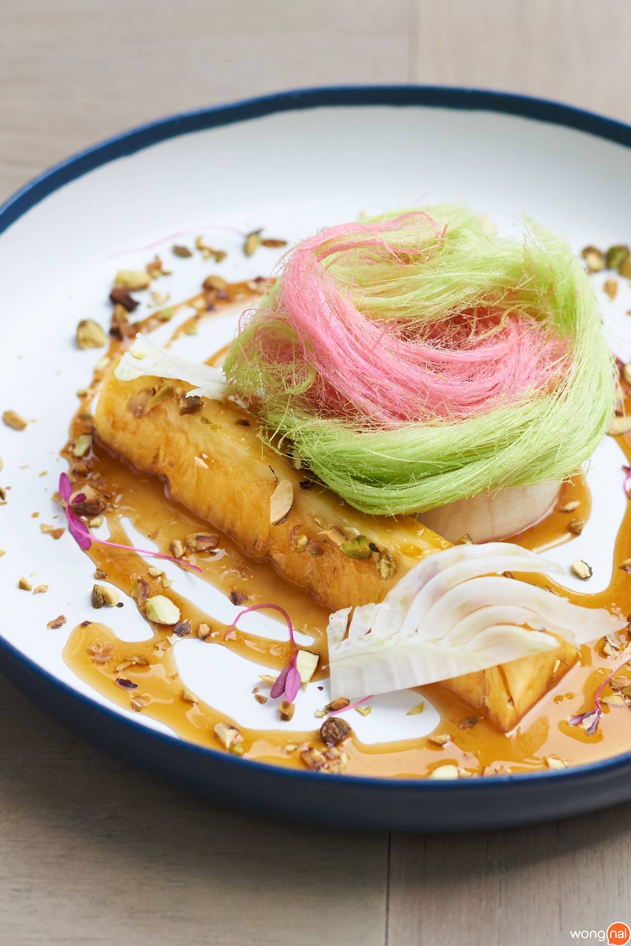 เมนู “Camomile-Lemongrass Panna Cotta” ของ "SIWILAI CITY CLUB"