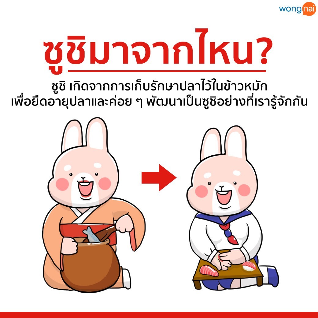 ซูชิมาจากไหน