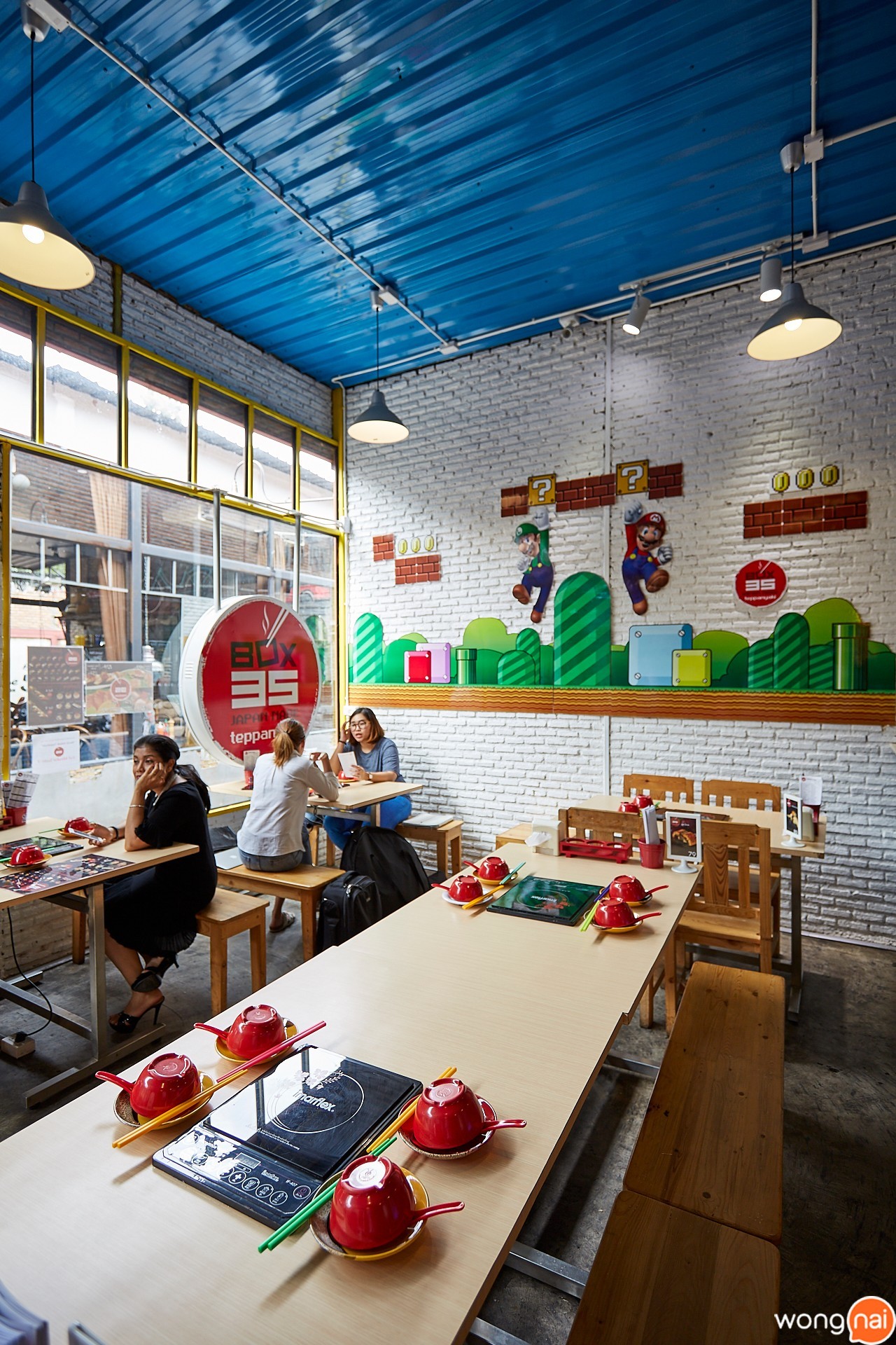 บรรยากาศร้าน Box 35 Nabe & Teppanyaki