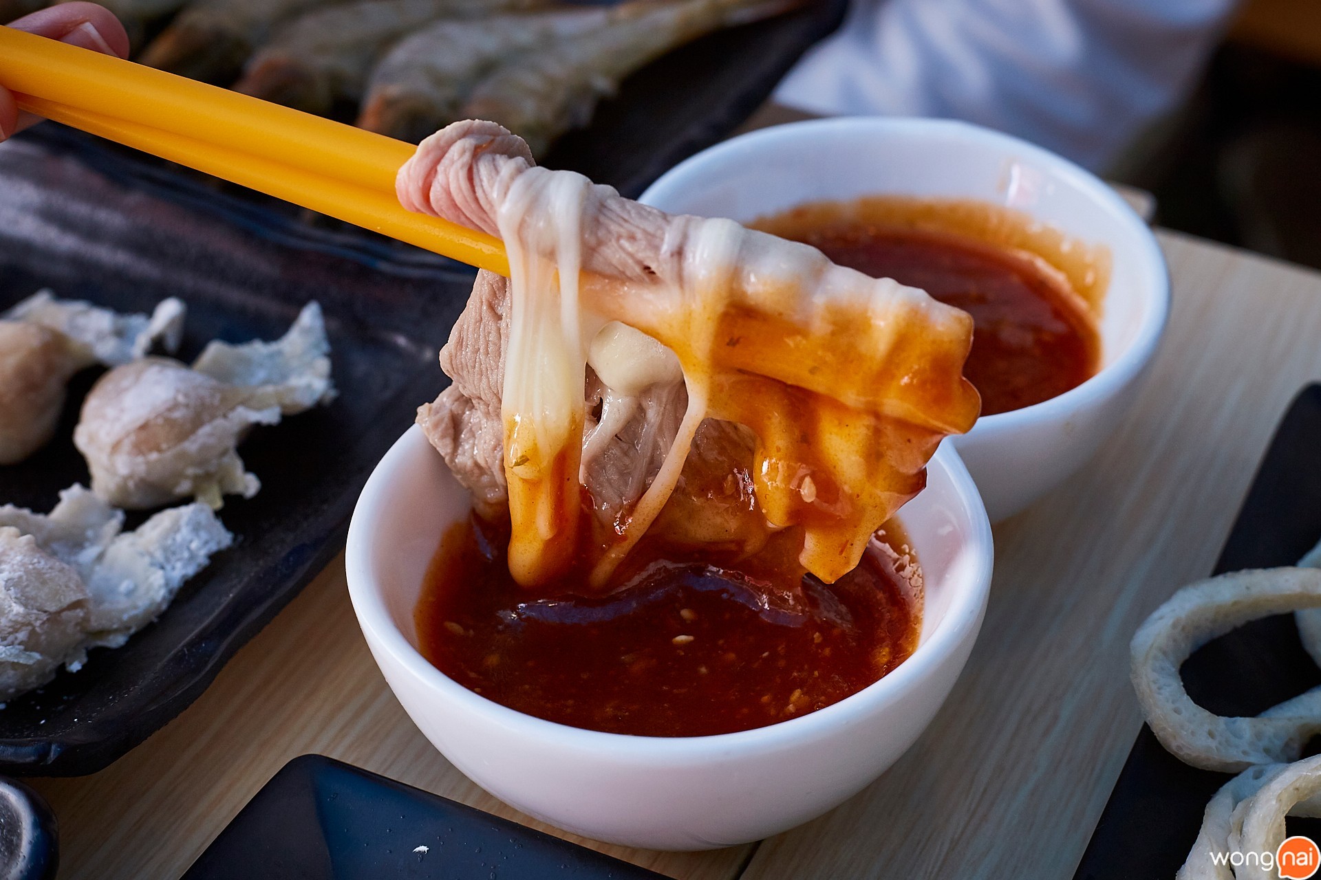 “น้ำจิ้มโฮมเมด” ของร้าน Box 35 Nabe & Teppanyaki