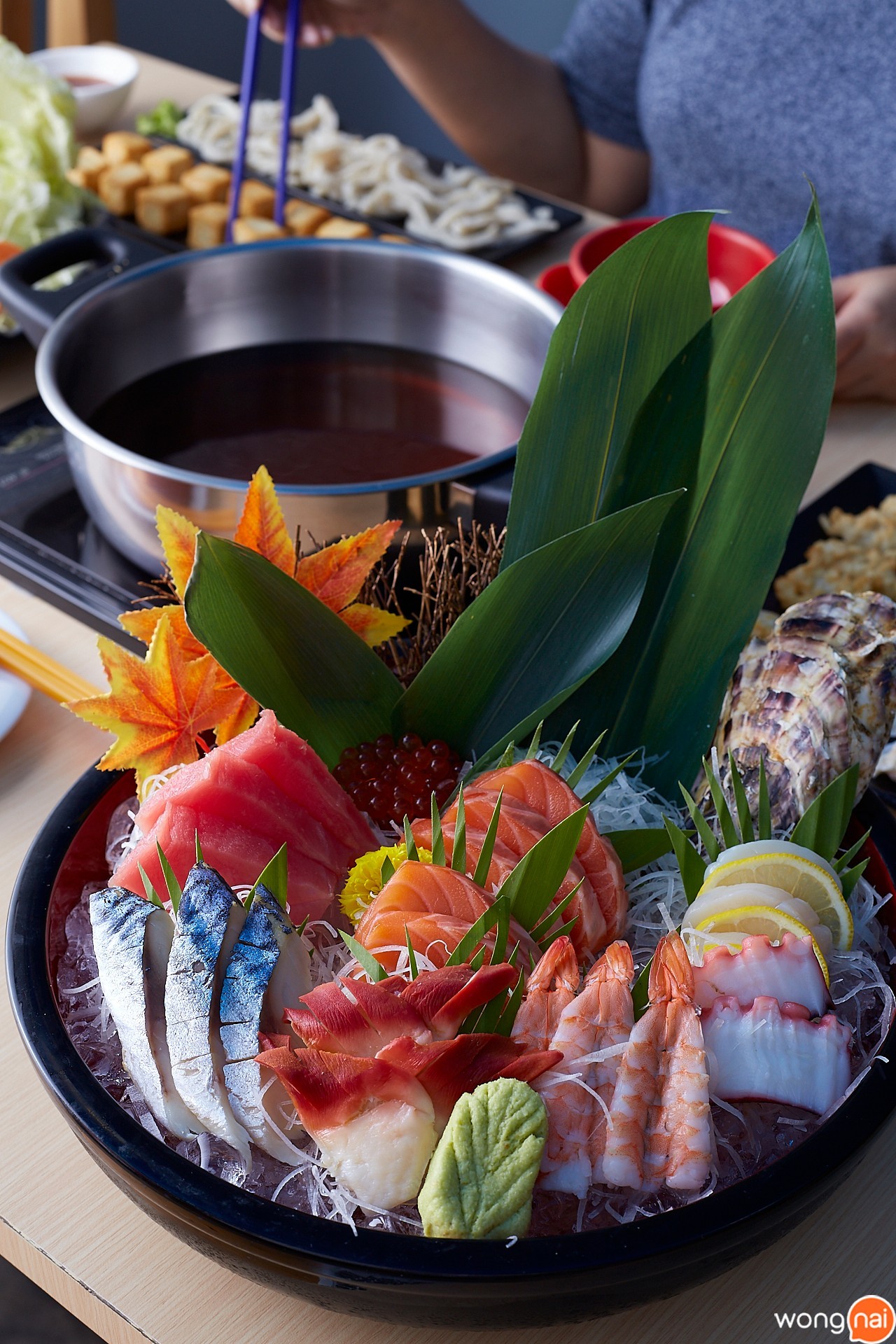 “ซูชิ มากิ และ โรลล์” ของร้าน Box 35 Nabe & Teppanyaki