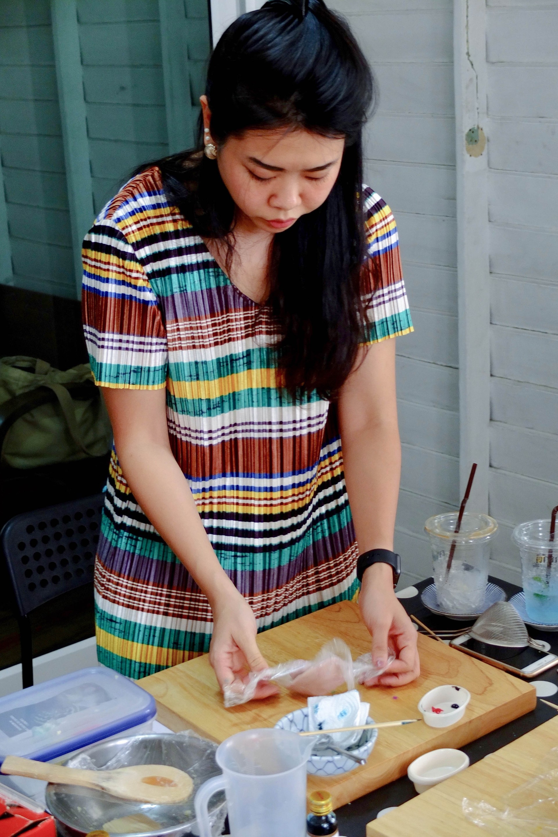 เวิร์กช็อป Wagashi: Nerikiri ของ Play Plearn