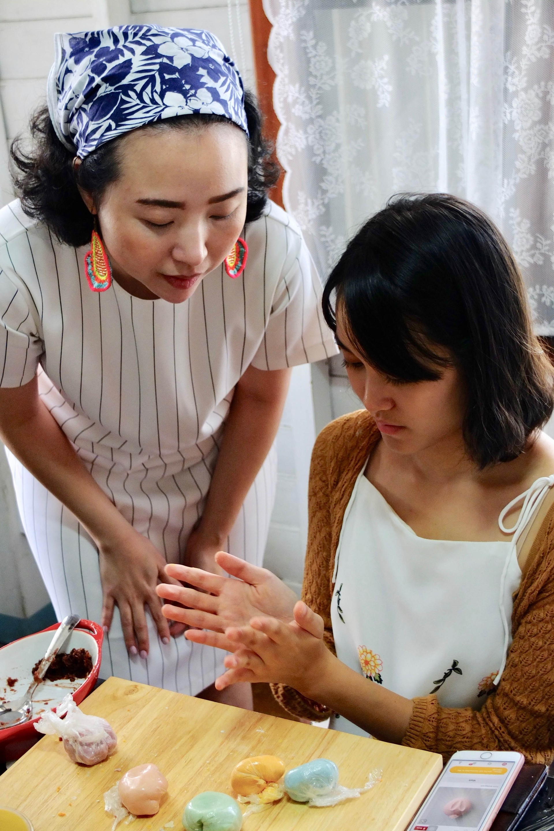 เวิร์กช็อป Wagashi: Nerikiri ของ Play Plearn