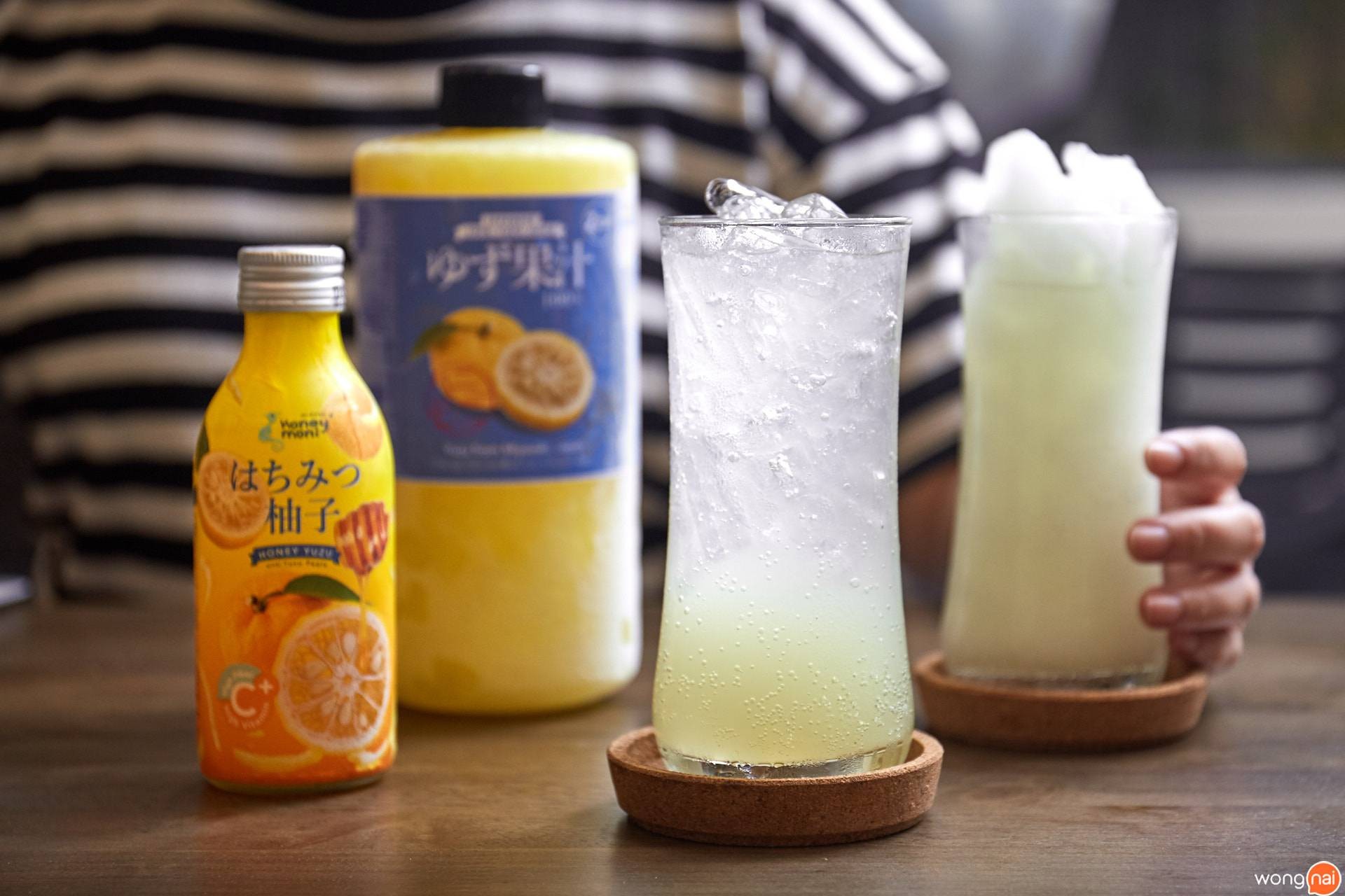 เมนู “น้ำส้มยูสุ” ของร้าน “Fù SEAFOOD”