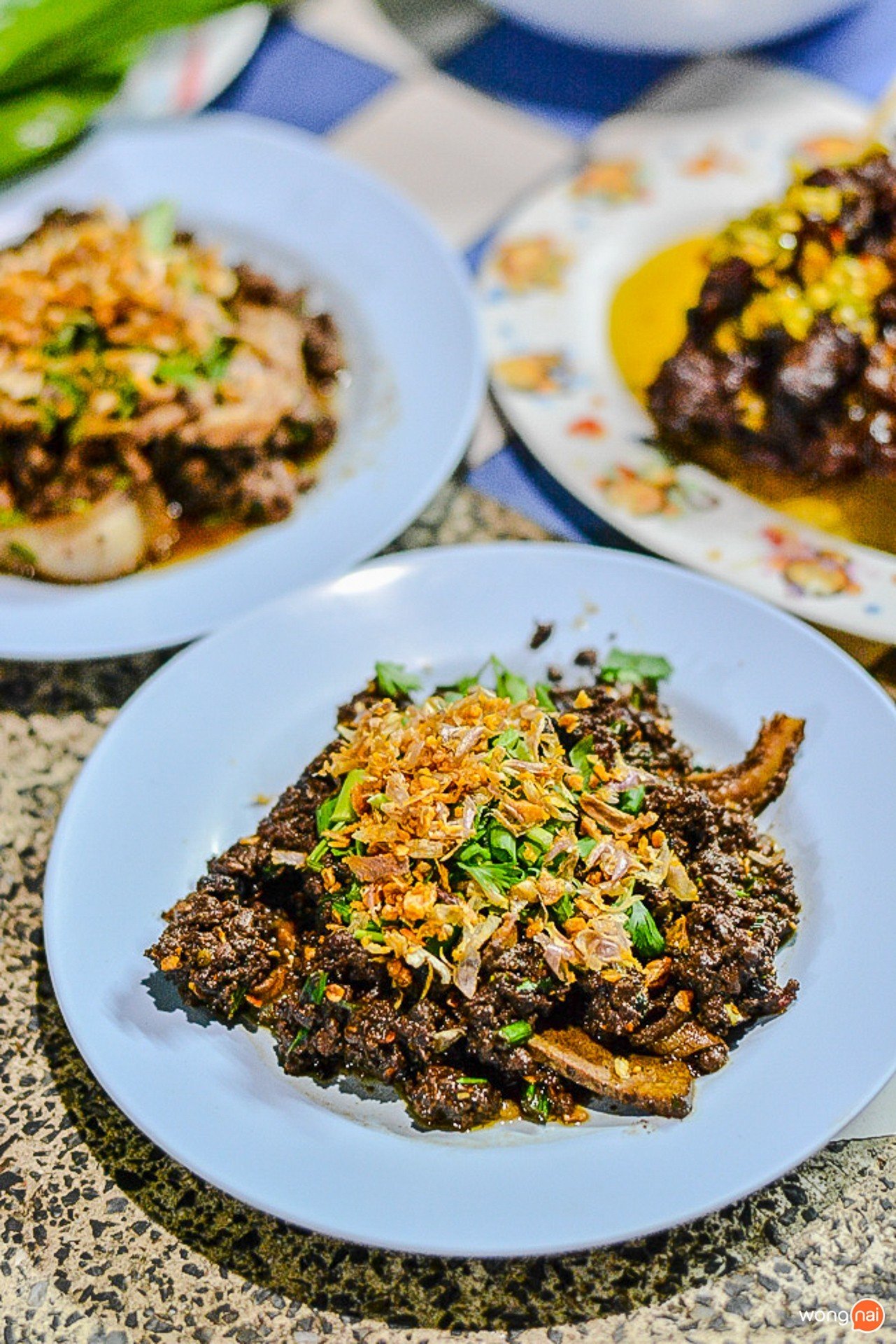 เมนู ลาบคั่ว ร้านลาบลุงน้อย by ตี๋หลังมอ