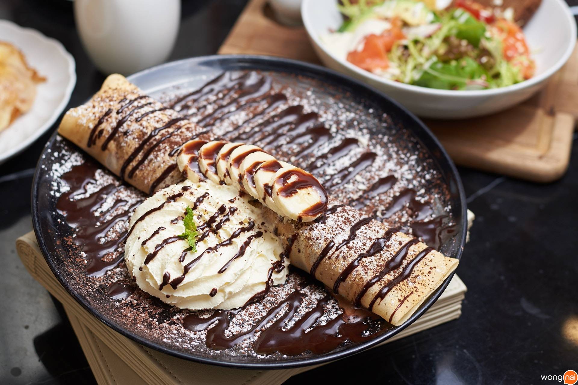 Banana Chocolate Crepe ของร้าน La Baguette