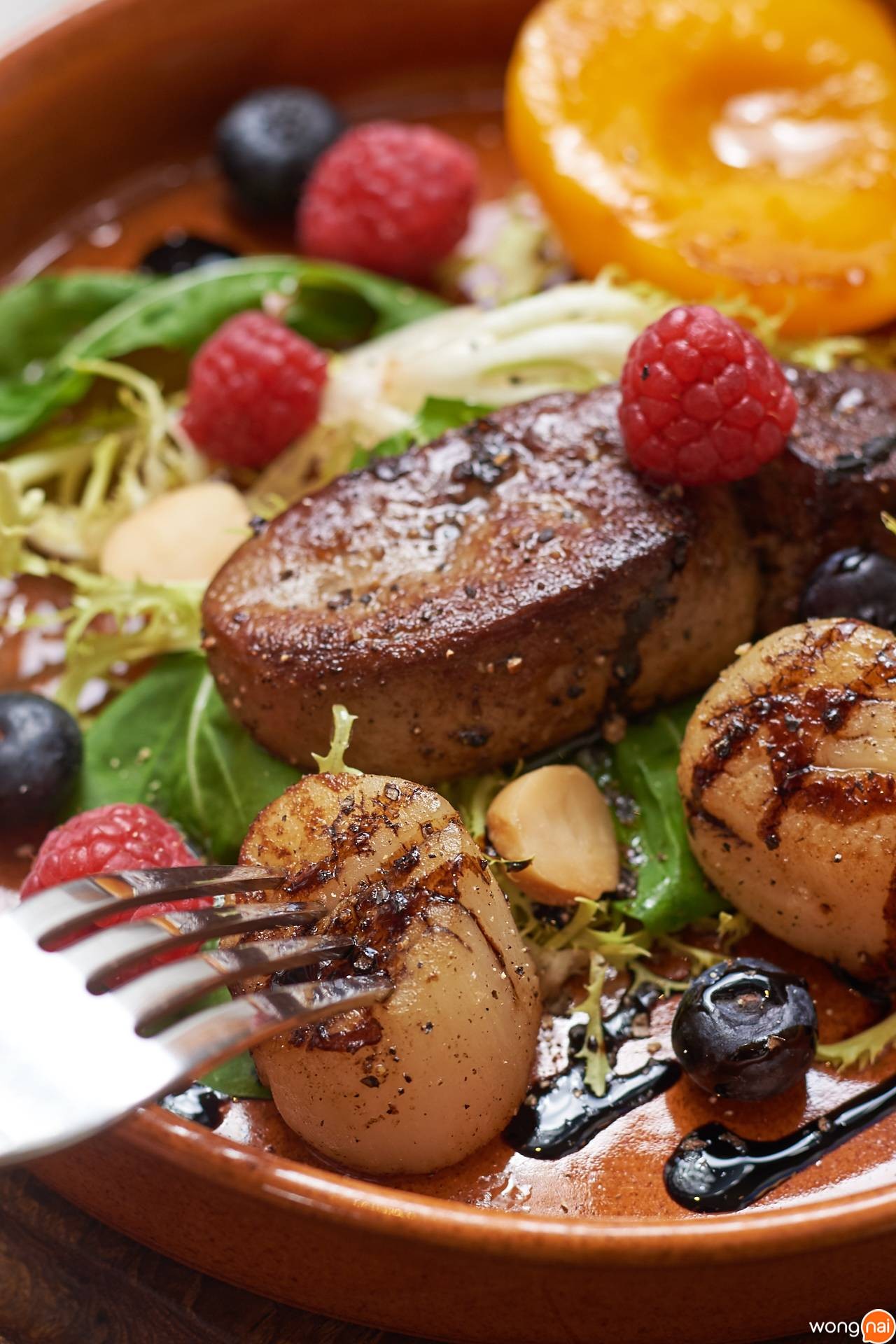 Foie Gras Salad ของร้าน La Baguette