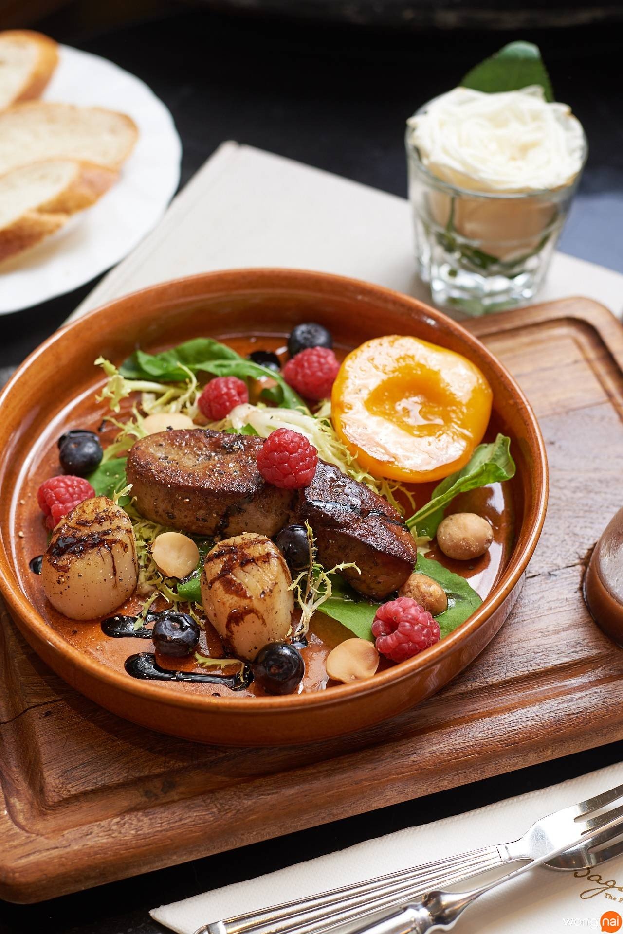 Foie Gras Salad ของร้าน La Baguette