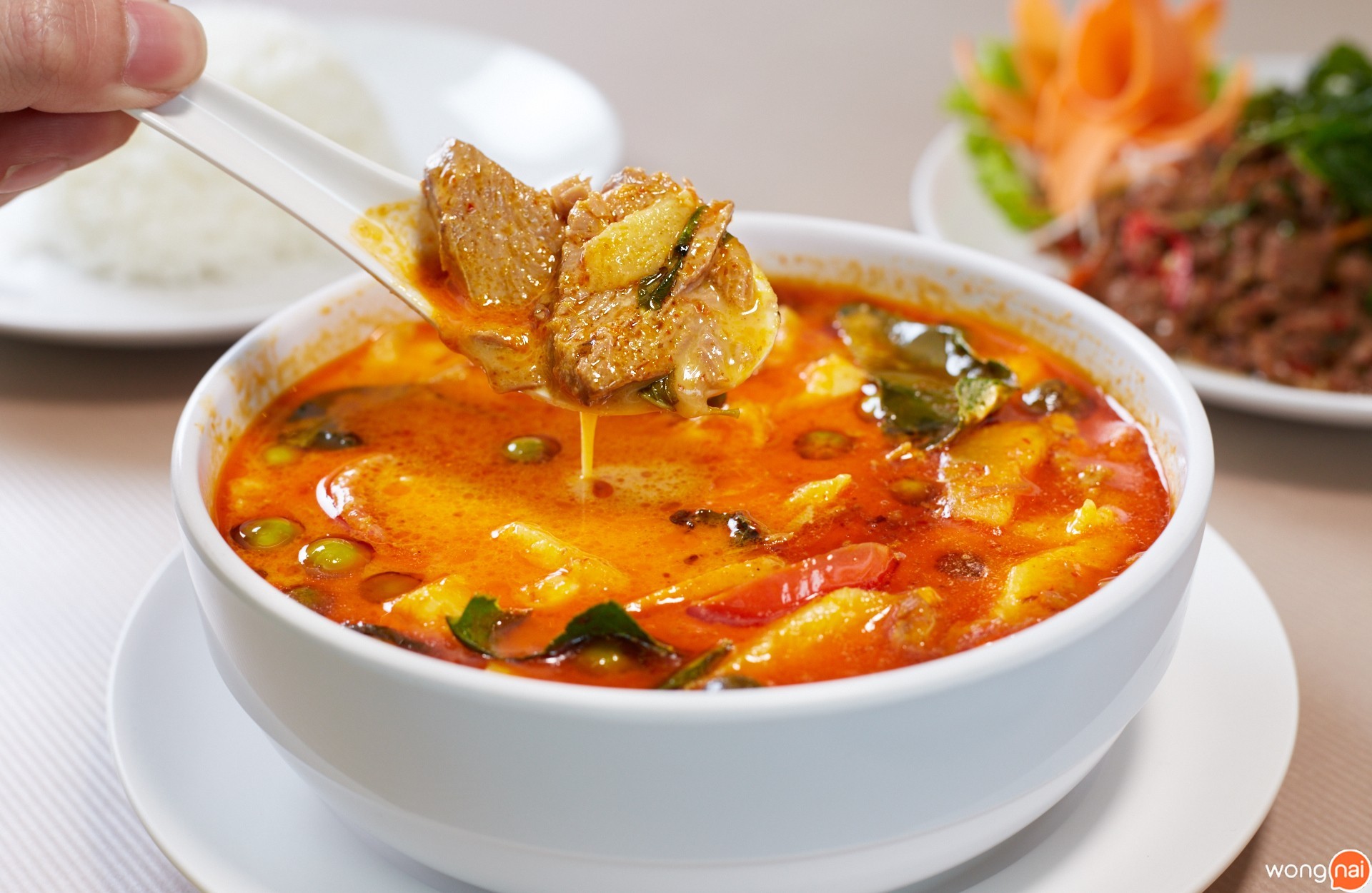 แกงเผ็ดเป็ดย่าง เก้ามณ๊ ฉะเชิงเทรา