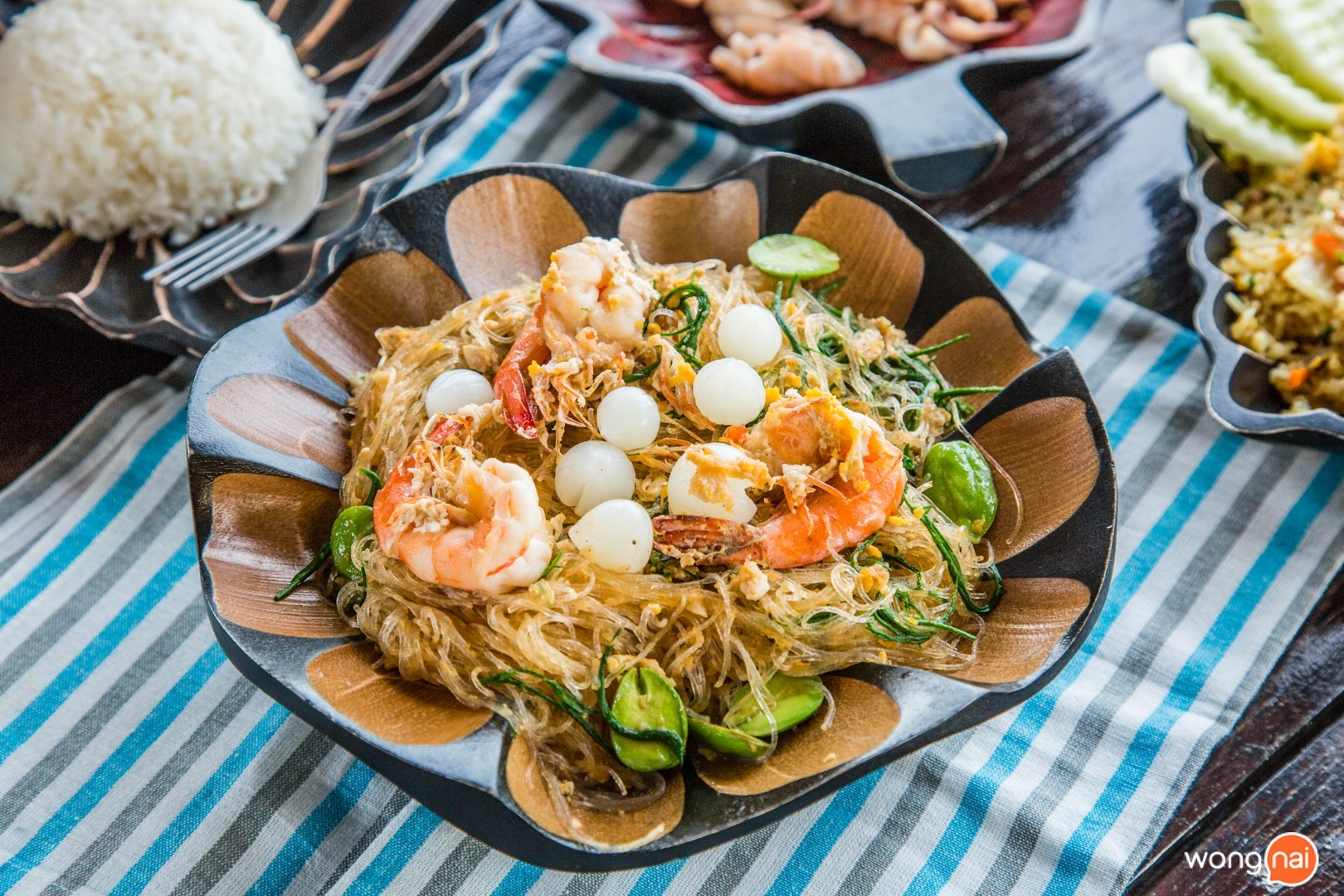 เมนู สามช่าปรานนที ร้าน ปรานนที ซีฟู้ด ปราณบุรี