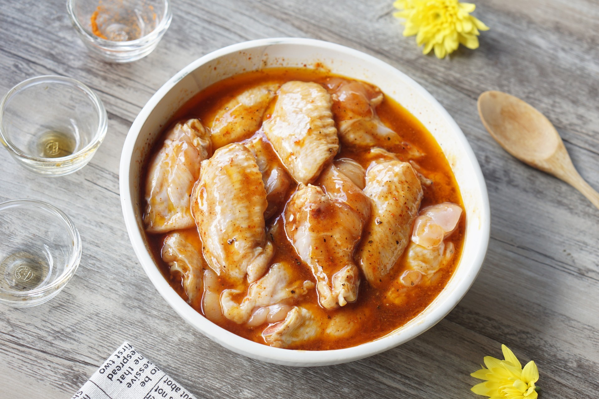 วิธีทำเมนู ปีกไก่นิวออร์ลีนส์