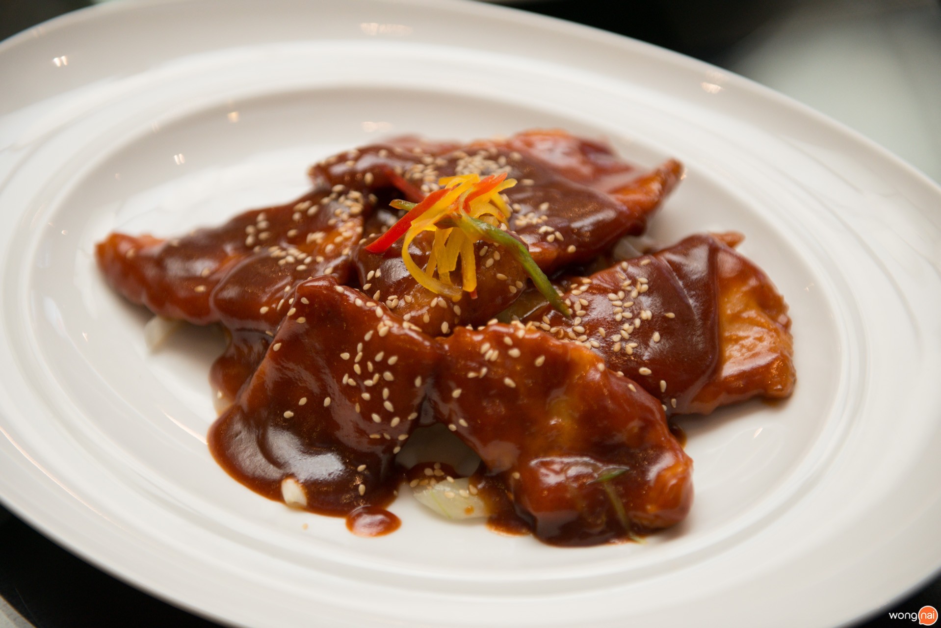 หมูย่างอบซอสฮ่องกง