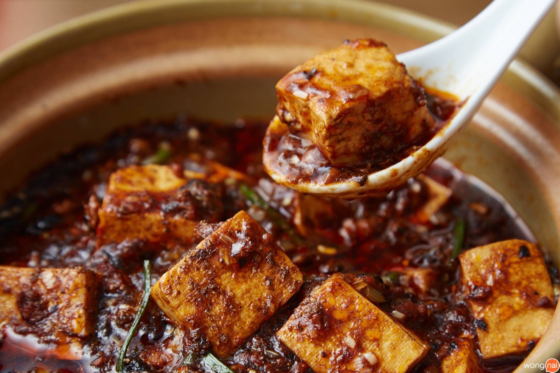 เมนู “Mapo-Tofu” ของร้าน “Miyu Ginza”