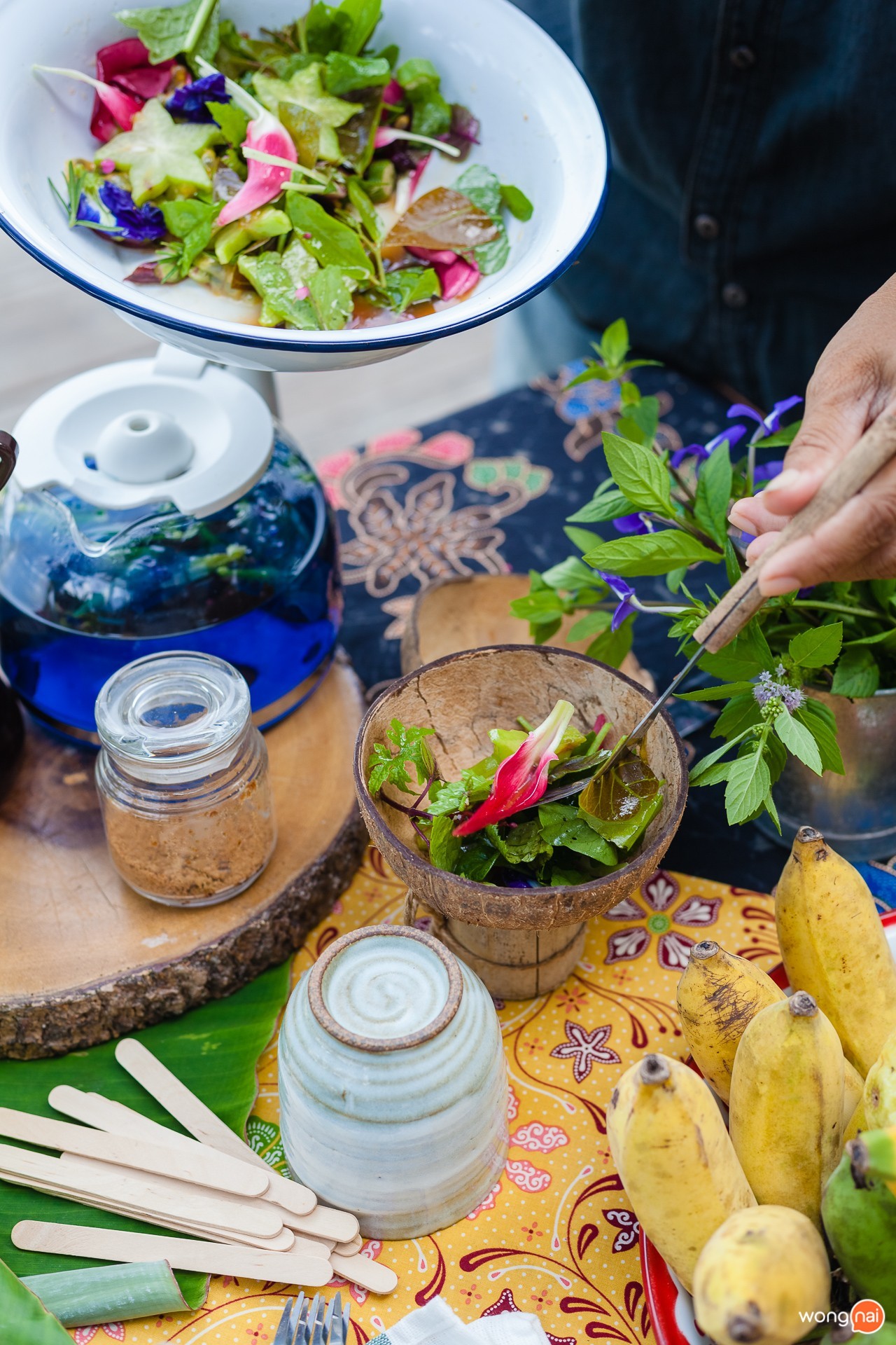 เมนูสลัดป่า ของ “Phuket Food Forest” สวนบ้านใบไม้ ภูเก็ต