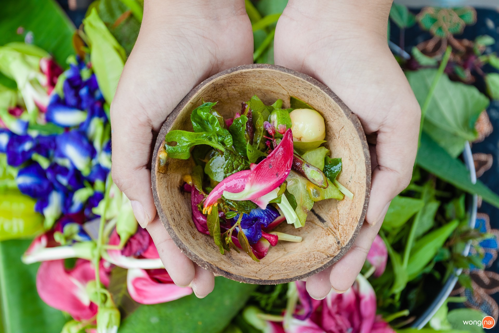 เมนูสลัดป่า ของ “Phuket Food Forest” สวนบ้านใบไม้ ภูเก็ต