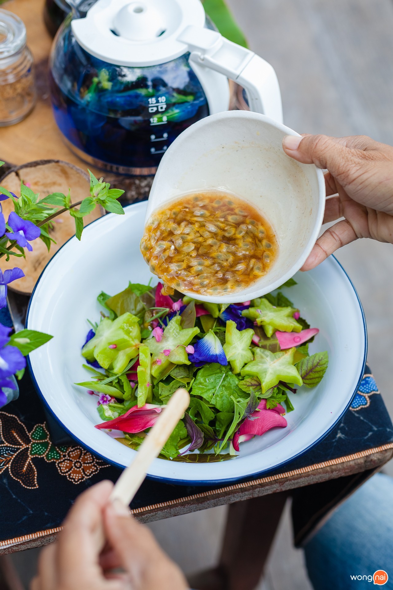 เมนูสลัดป่า ของ “Phuket Food Forest” สวนบ้านใบไม้ ภูเก็ต