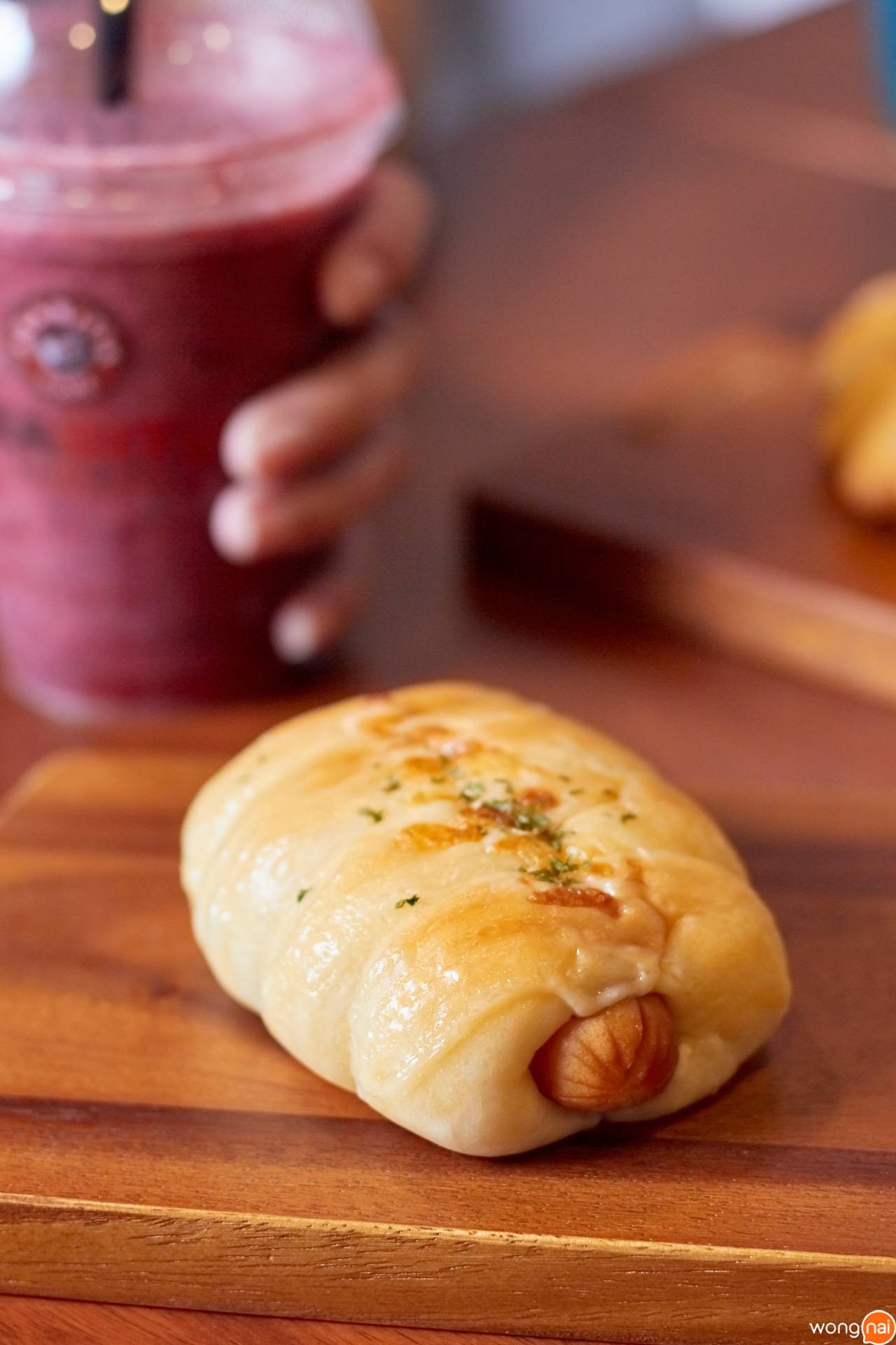 เมนู “Bake Cheese sausage” ของร้าน ARABITIA