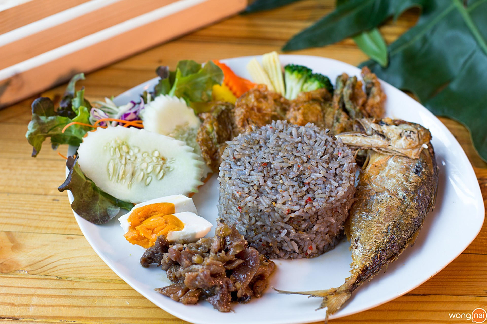 ข้าวผัดน้ำพริกลงเรือ ร้าน Eatery Clean Cafe หาดใหญ่
