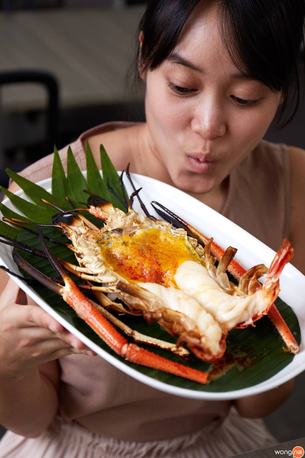 กุ้งแม่น้ำจัมโบ้ ของ ร้าน กุ้งทอง
