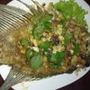 ปลาแรดทอดเมี่ยง ปลาสดมาก