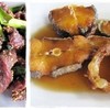 หมูแดดเดียว,ปลาเค้าทอดราดน้ำปลา