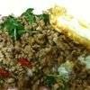 กระเพราหมู+ไข่ดาว