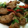 กระเพราหมูหมัก