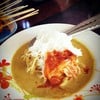 ขนมจีนราดแกงไก่ผสมน้ำพริก