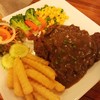 อันนี้สเต๊กหมูเกรวี่พริกไทยดำ อาหย่อยครับ