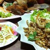 ปลาหมึกทอดกระเทียม 