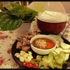 แหนมเนือง กับ น้ำใบเตย