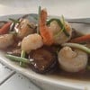 เห็ดหอมสดผัดกุ้ง
