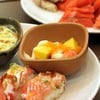 ผักโขมอบชีส สลัดไข่หวาน ซูชิ