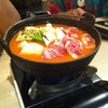 หม้อไฟหมูกิมจิ กับ เต้าหู้คินุ  ก็อร่อยในแบบฉบับของร้านนะคะ