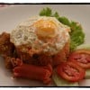 ข้าวผัดอเมริกัน ราคา 40 บาท